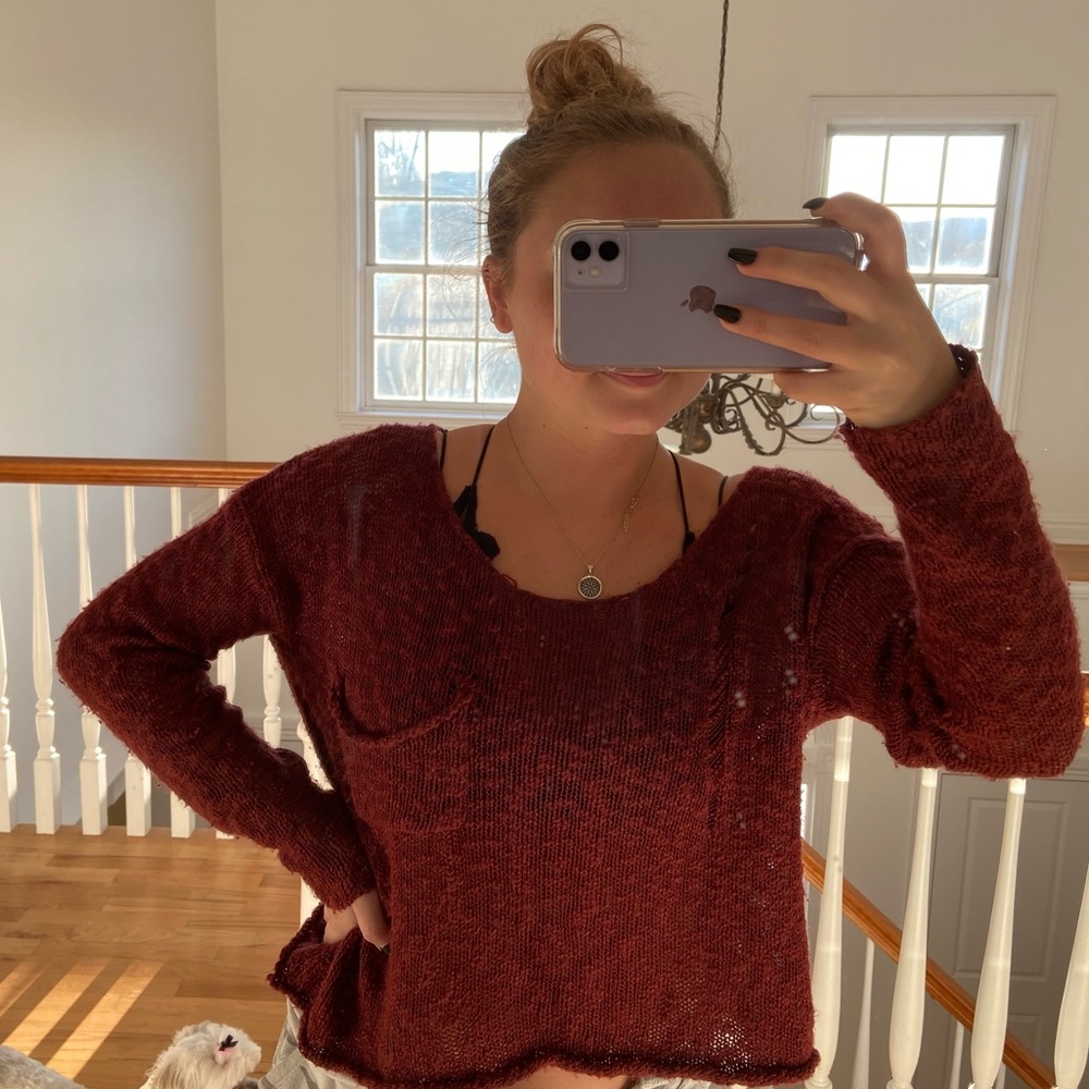 cropped sweater